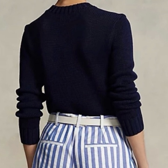 Ralph Lauren Women’s Cotton Crewneck Sweater NWT - Picture 4 of 5